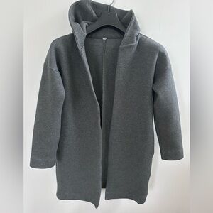NWOT Muji Grey Hooded Coat - M/L